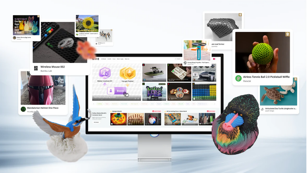 Browse endless selections of high-quality models tailored to your printers on MakerWorld!