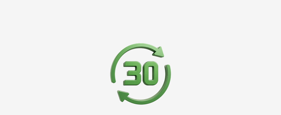 إرجاع خلال 30 يومًا